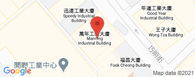 萬年工業大廈 3F室 物業地址