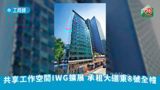 共享工作空间IWG扩展  承租大道东8号全幢