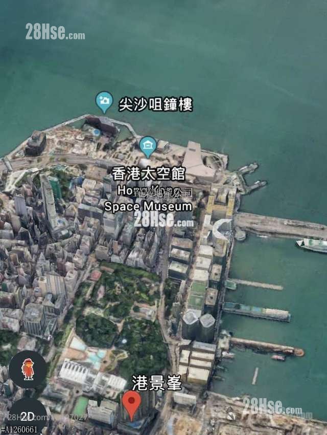 港景峰 租盘 2 房 , 1 浴室 543 平方尺