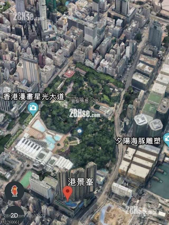 港景峰 租盘 2 房 , 1 浴室 543 平方尺