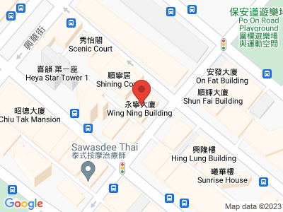 永寧大廈(長發街) 地圖