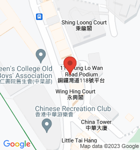 118 Tung Lo Wan Road Map