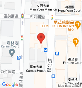 嘉林边道8-8A号 地图