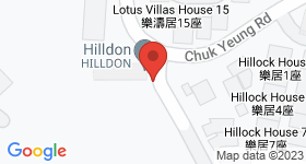 Hilldon House Map