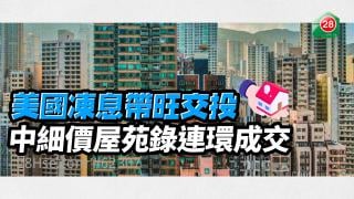 美國凍息帶旺交投 中細價屋苑錄連環成交