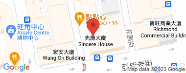 Sincere House Map