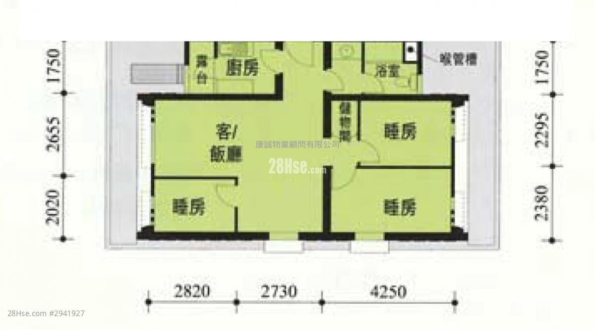 Hong Pak Court Sell 3 bedrooms , 1 bathrooms 645 ft²