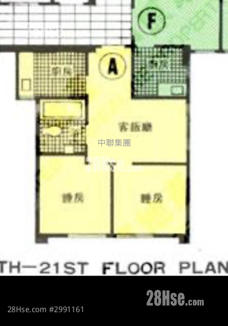 萬新大廈 租盤 2 房 , 1 浴室 294 平方呎