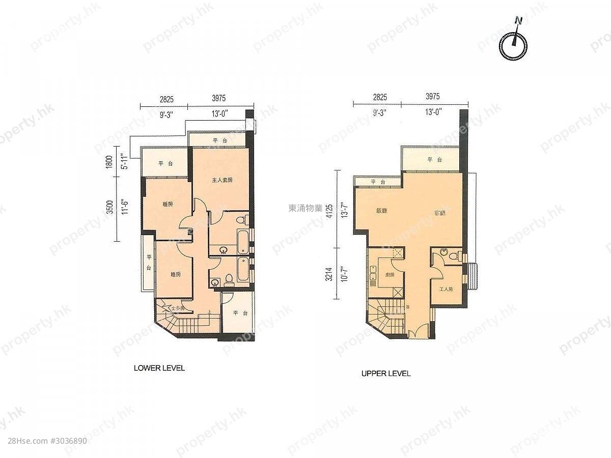 Tung Chung Crescent Rental 3 bedrooms , 3 bathrooms 1,259 ft²
