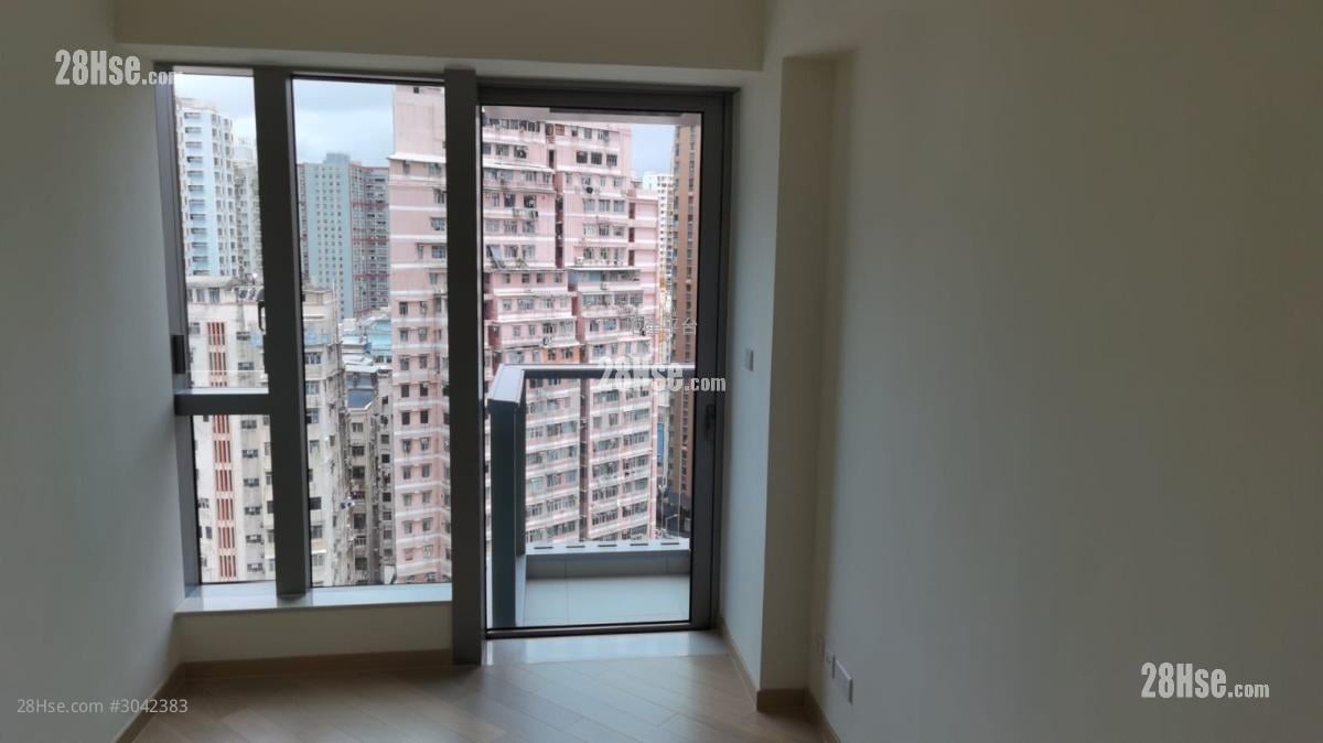 凱滙 租盤 2 房 , 1 浴室 594 平方呎