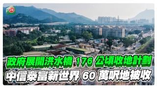 政府展開洪水橋176公頃收地計劃 中信泰富新世界至少60萬呎地被收