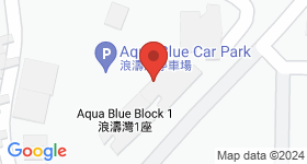 Aqua Blue Map