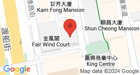 甘芳閣 地圖
