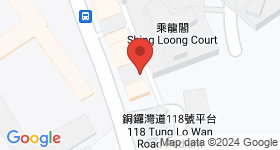 铜锣湾道128-130号 地图