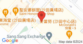 沙田中心 地圖