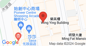 西洋菜南街222號 地圖