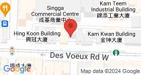 Koosing Building(Des Voeux Rd. W.) Map