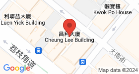昌利大廈 地圖