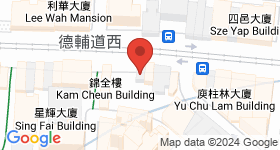德輔道西122號 地圖