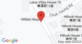 Hilldon House Map