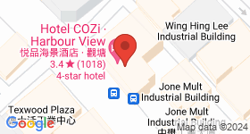 Hotel COZI Harbour View Map