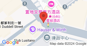 皇后大道中8號 地圖