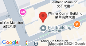 YUE ON COMMERCIAL BUILDING Map