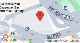 銅鑼灣地帶 地圖