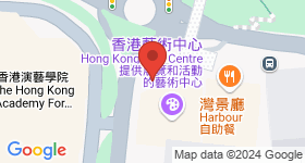 香港藝術中心 地圖