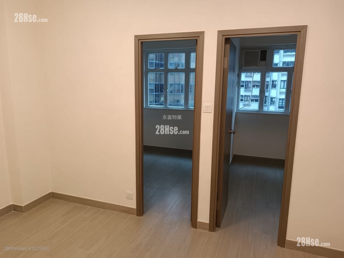 公主大廈 租盤 2 房 384 平方呎