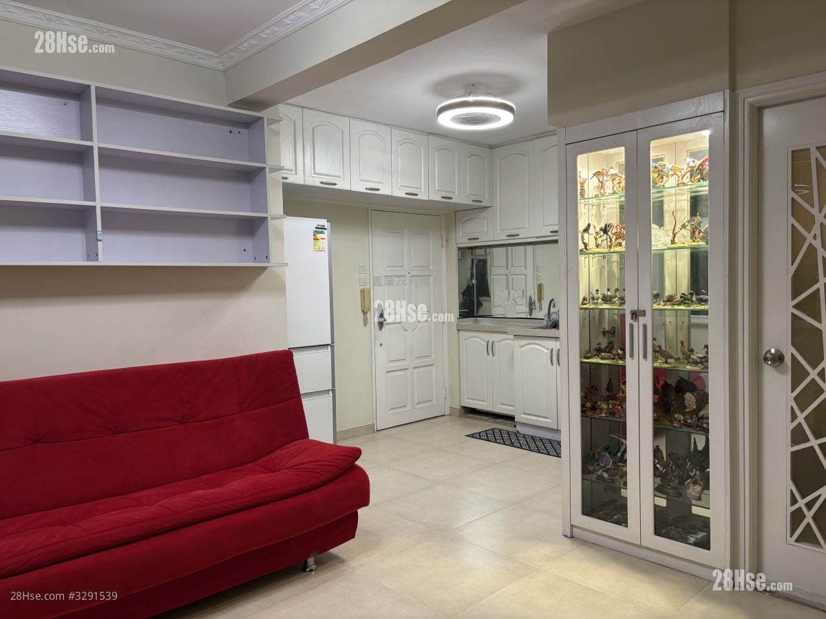 丽晶花园 租盘 2 房 , 1 浴室 407 平方尺