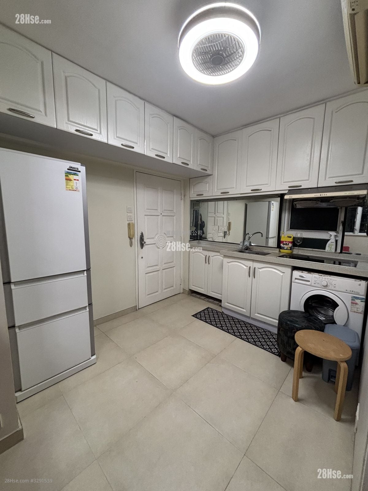 丽晶花园 租盘 2 房 , 1 浴室 407 平方尺