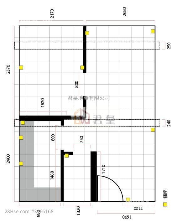 海防道48号 售盘 2 房 , 1 浴室 327 平方尺