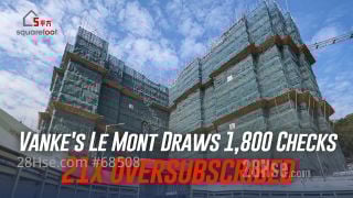 Vanke's Le Mont Draws 1,800 Checks, 21x Oversubscribed