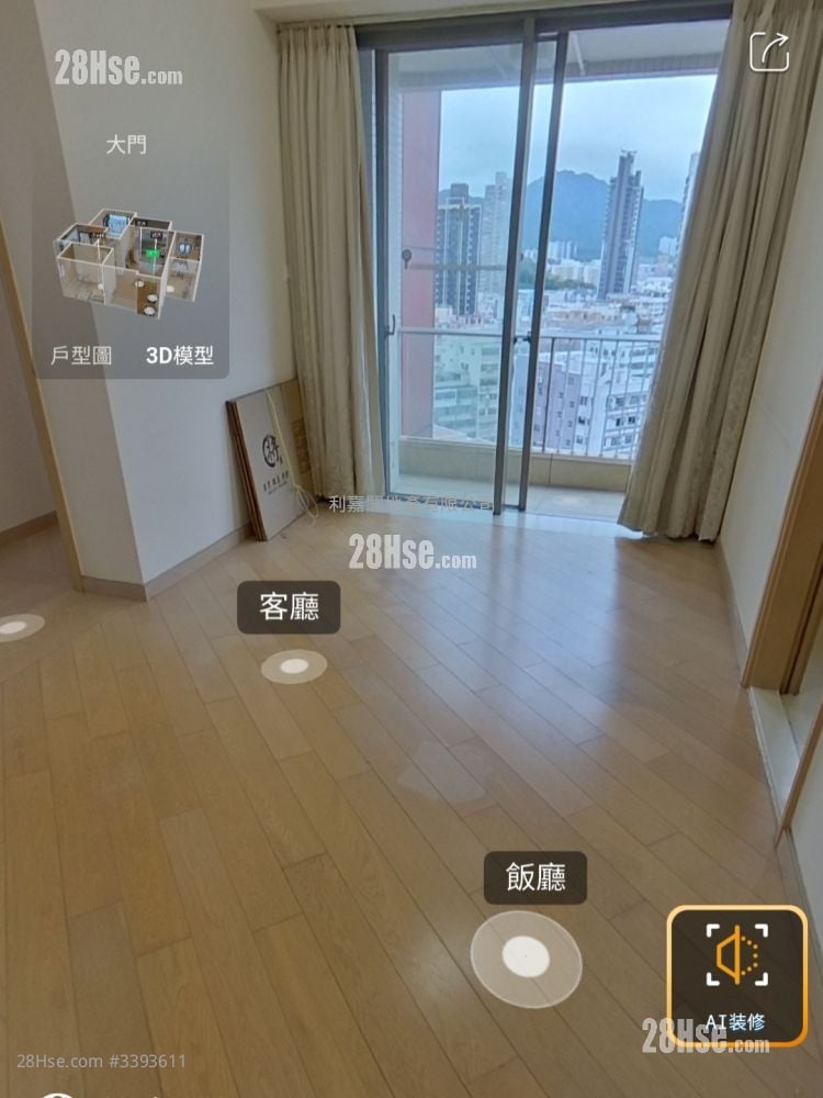 柏豐28 租盤 421 平方呎