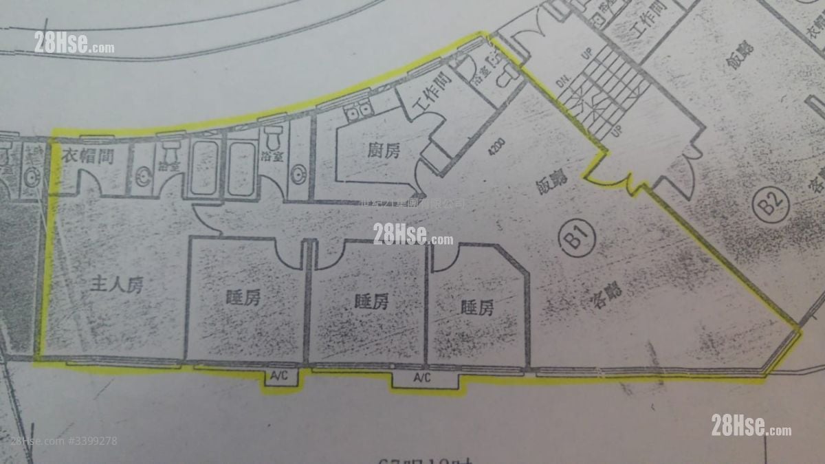 曉峰豪園 售盤 4 房 , 2 浴室 1,517 平方呎