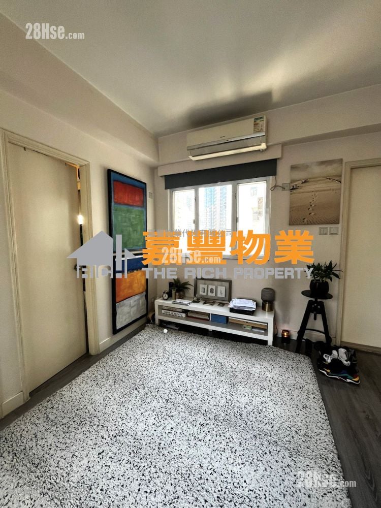 富滿大廈 租盤 2 房 , 1 浴室 345 平方呎