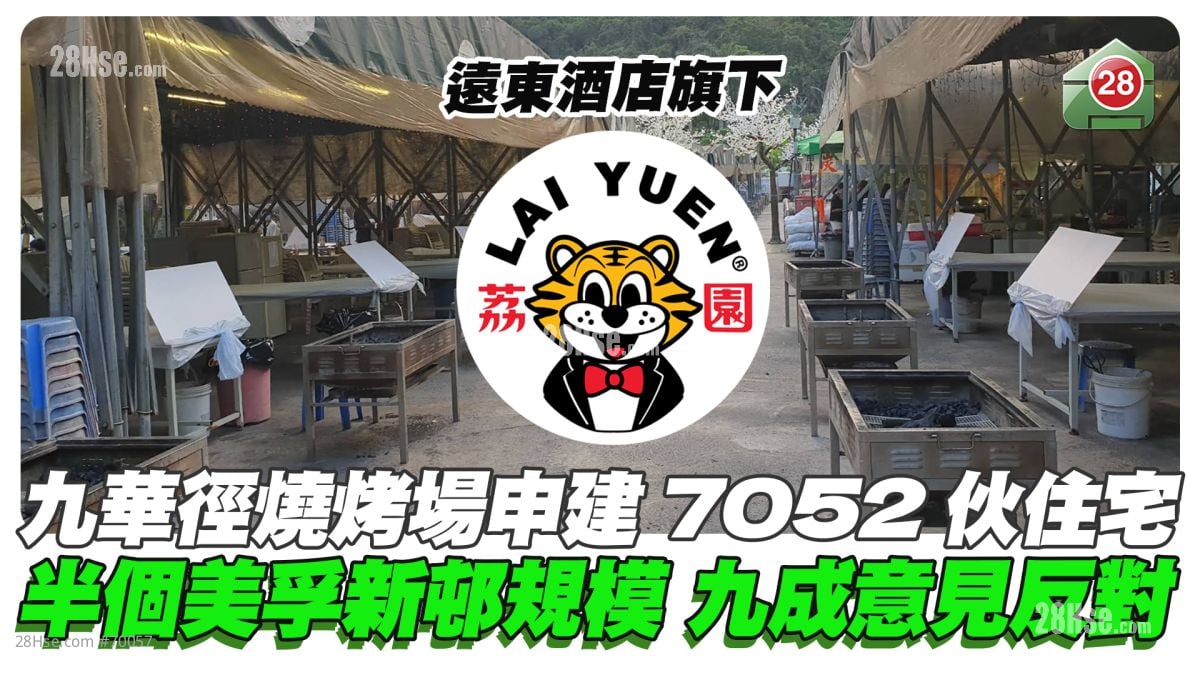 远东申请九华径烧烤场建7052伙住宅 半个美孚新邨规模 九成意见反对