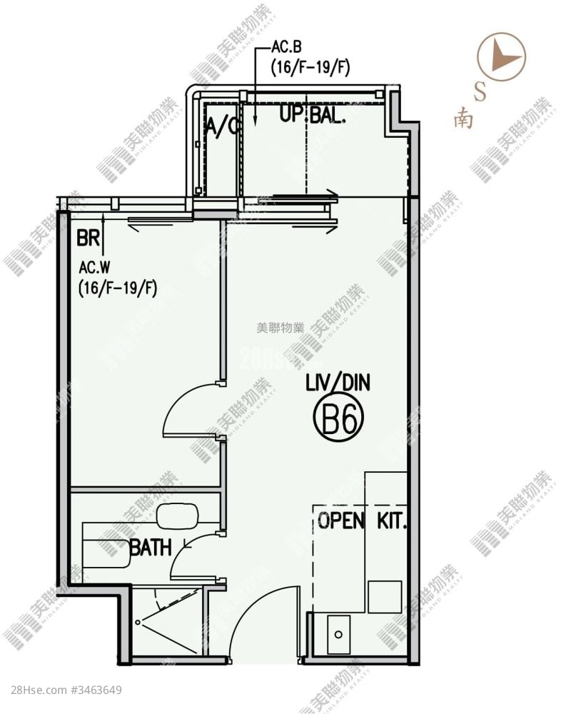 Grand Mayfair  Rental 1 Bedroom , 1 Bathroom 352 ft²