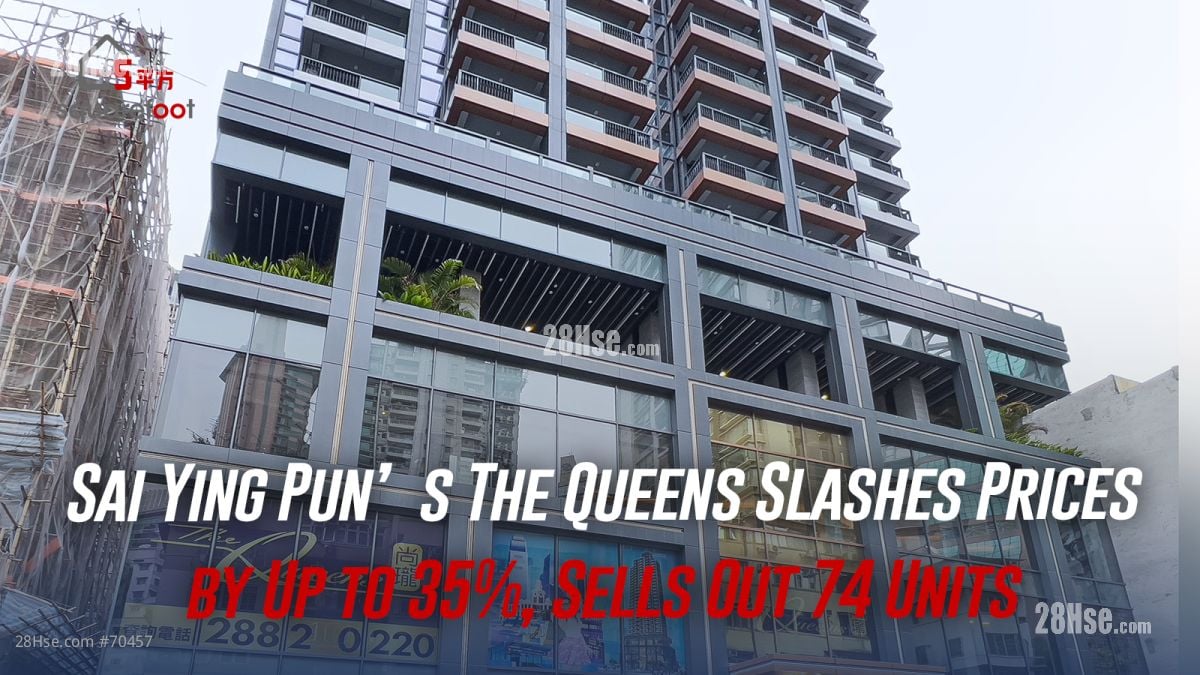 Sai Ying Pun’s The Queens Slashes Prices by Up to 35%, Sells Out 74 Units