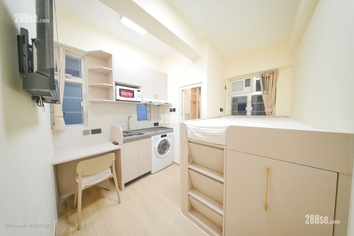 Kai Ming Building Rental Studio , 1 Bathroom 140 ft²