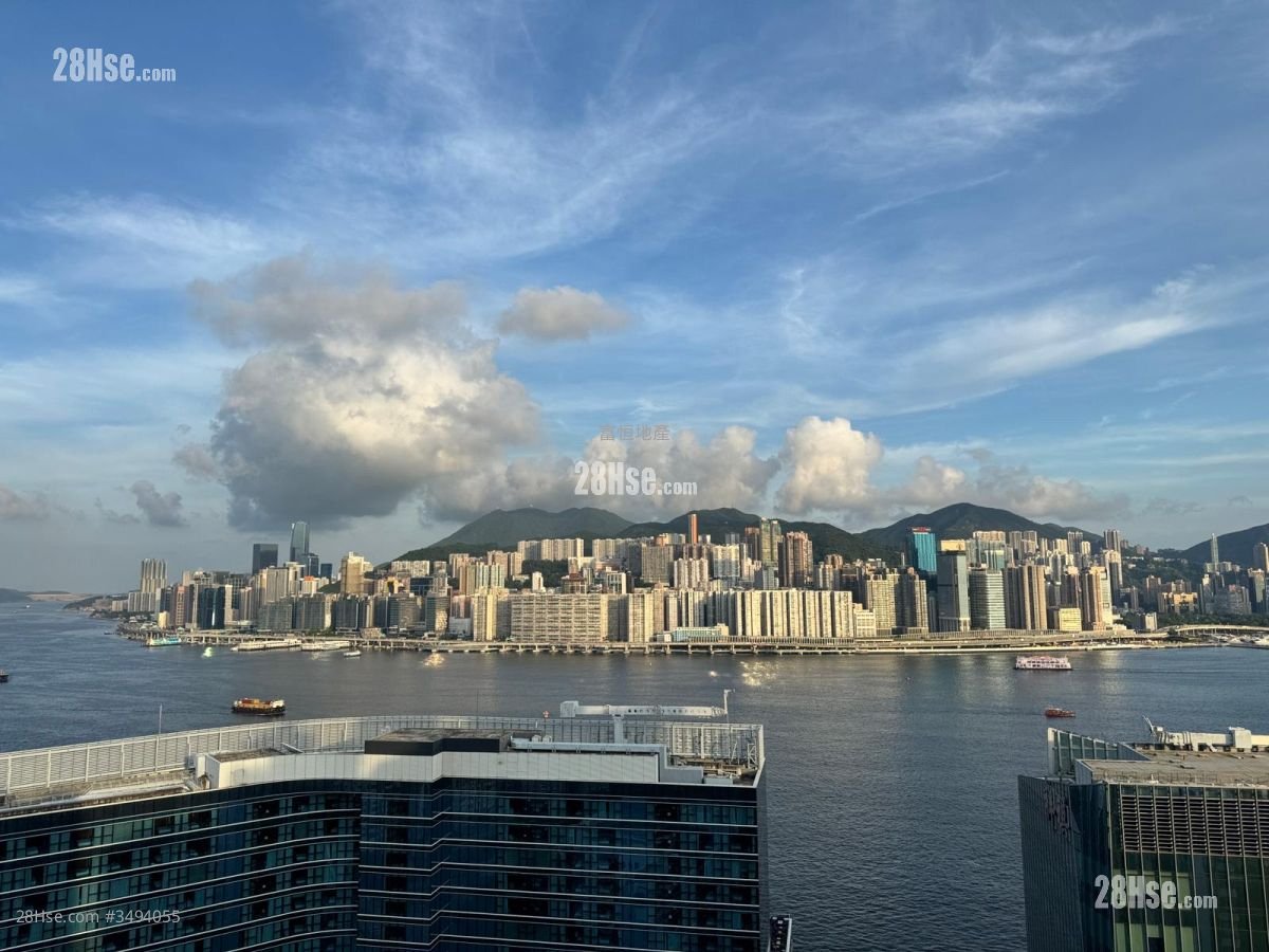 維港星岸 租盤 3 房 , 2 浴室 1,068 平方呎