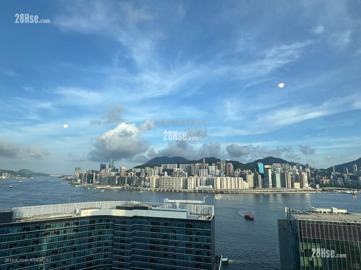 维港星岸 租盘 3 房 , 2 浴室 1,067 平方尺