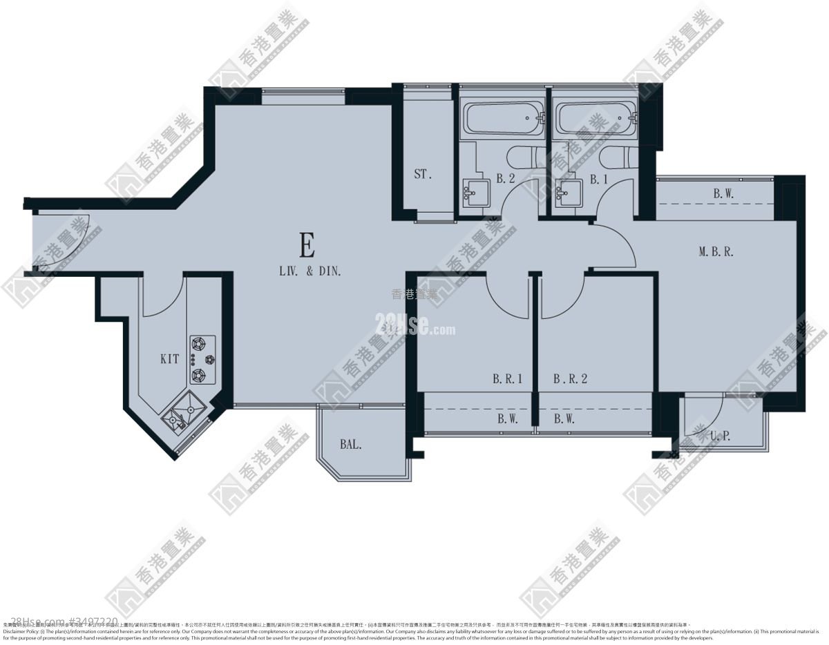 The Beaumount Sell 3 Bedrooms 736 ft²