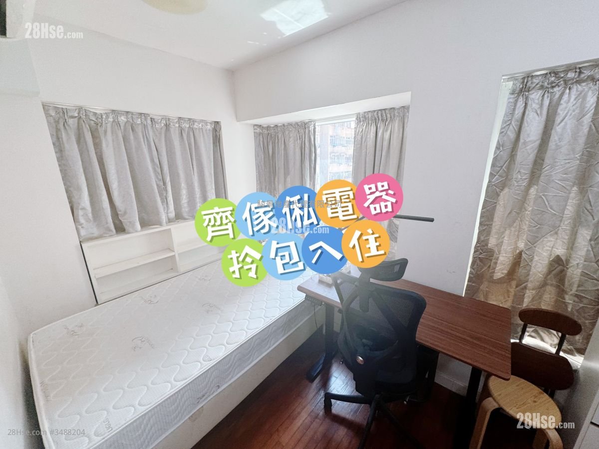 港逸軒 租盤 開放式間隔 , 1 浴室 200 平方呎