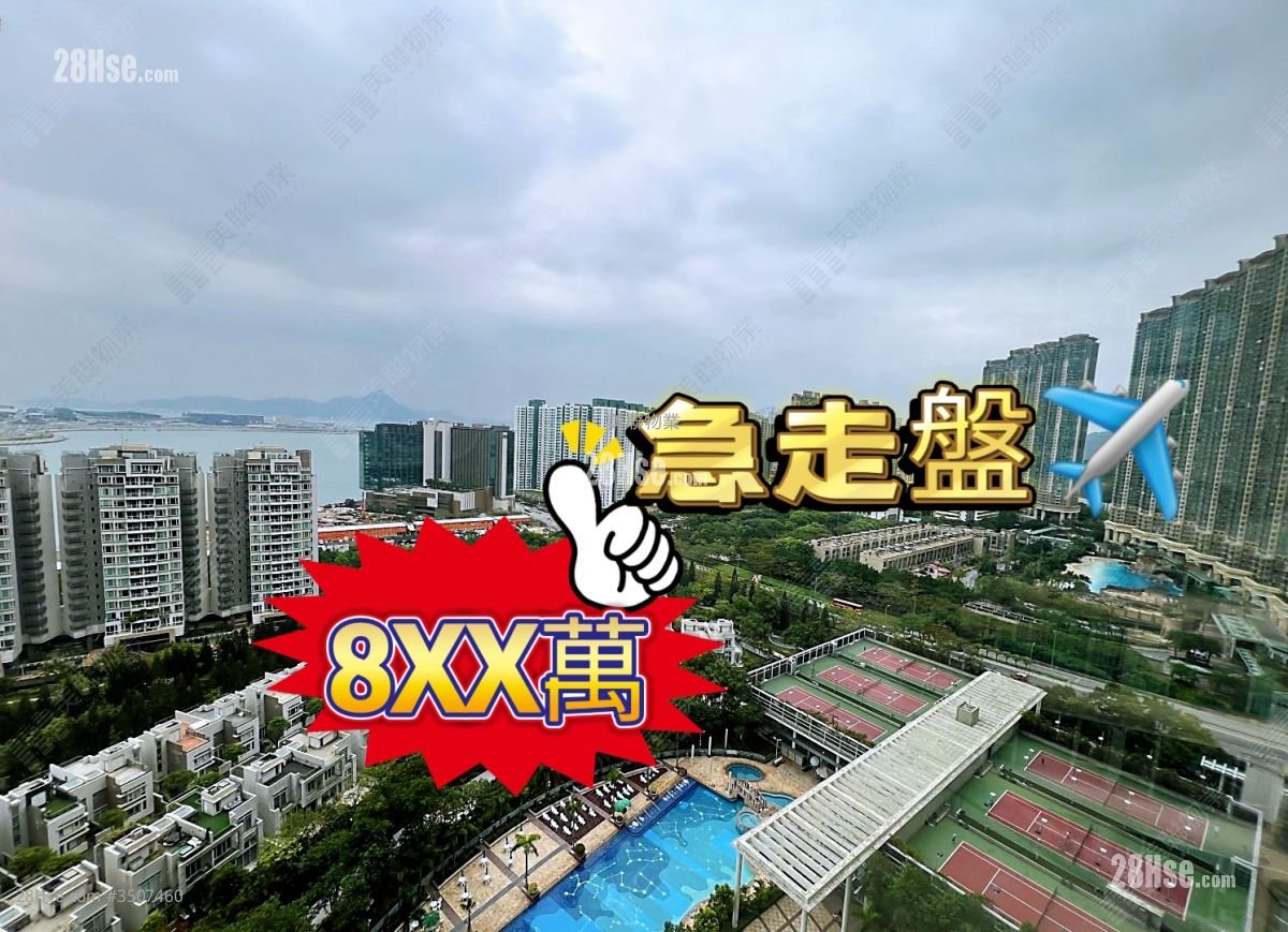 蓝天海岸 售盘 3 房 , 2 浴室 874 平方尺