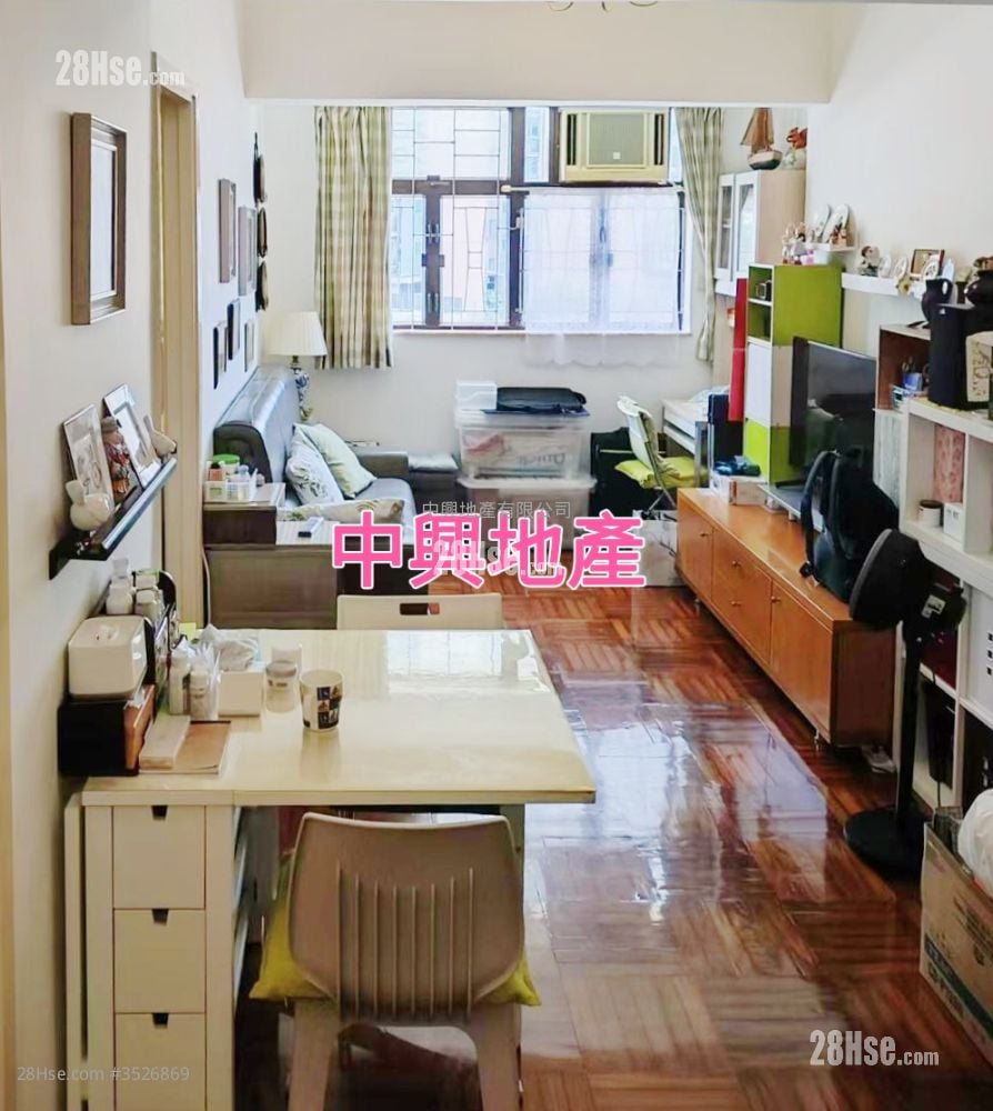 偉安大廈 租盤 2 房 , 1 浴室 515 平方呎
