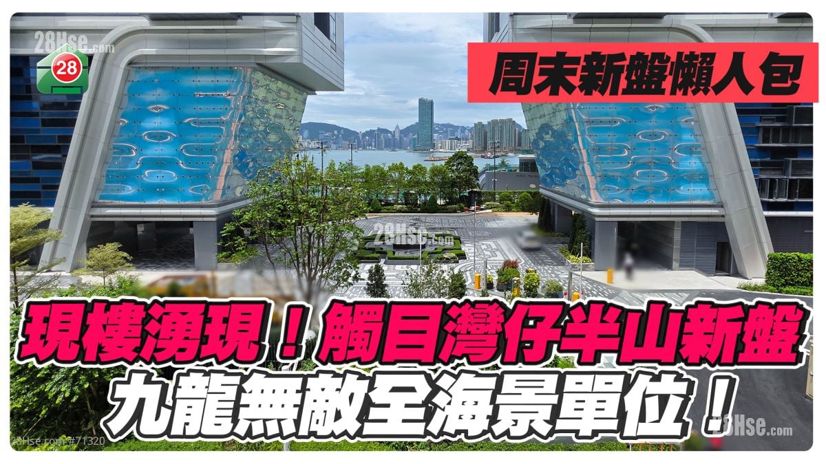 现楼涌现！｜触目湾仔半山新盘｜九龙无敌全海景单位