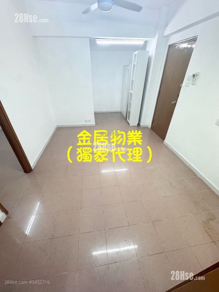 華樂大廈 租盤 2 房 , 1 浴室 389 平方呎