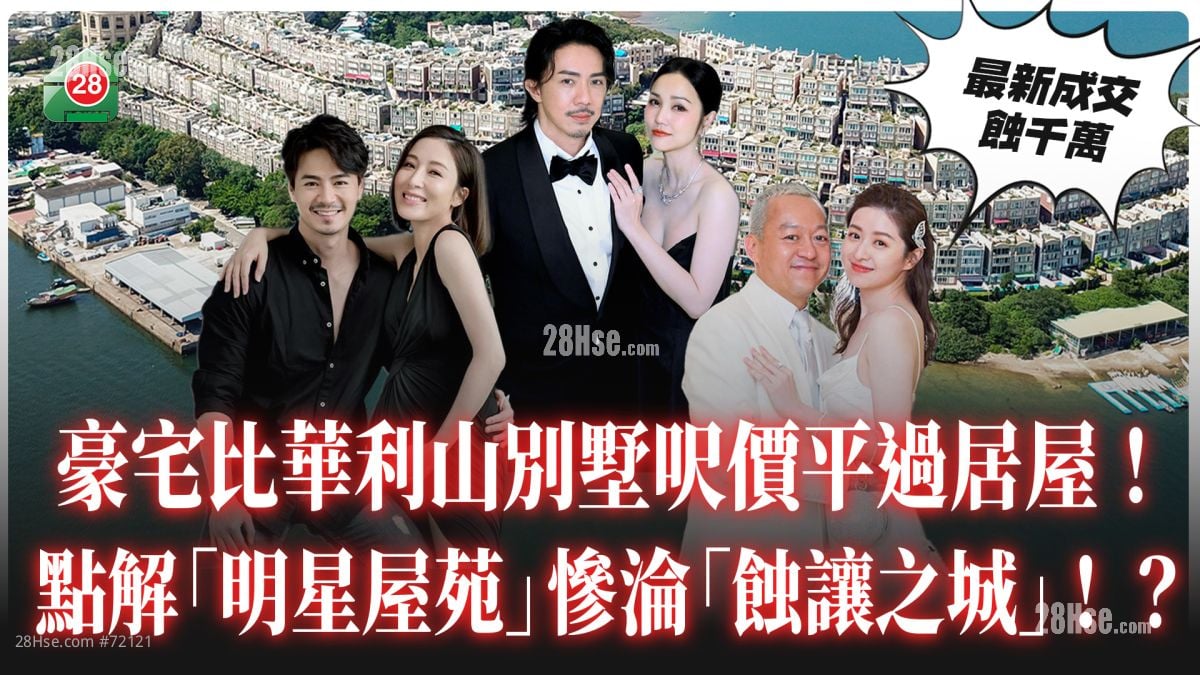 豪宅比华利山别墅尺价平过居屋！ 点解「明星屋苑」惨沦「蚀让之城」！？